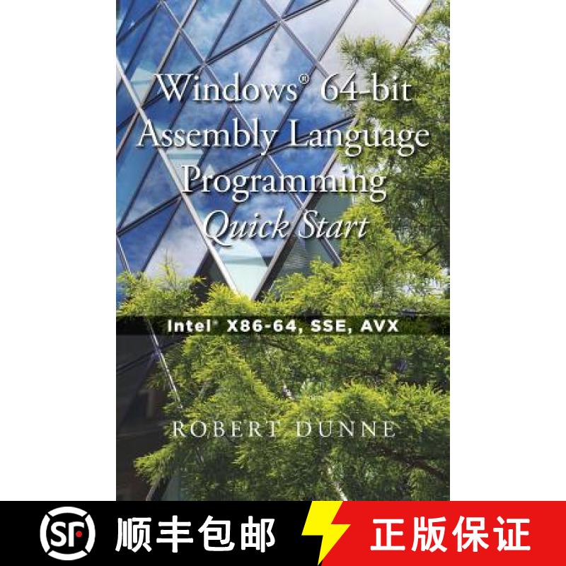 【3-4周达】Windows(R) 64-bit Assembly Language Programming Quick Start: Intel(R) X86-64, SSE, AVX [9780970112460]