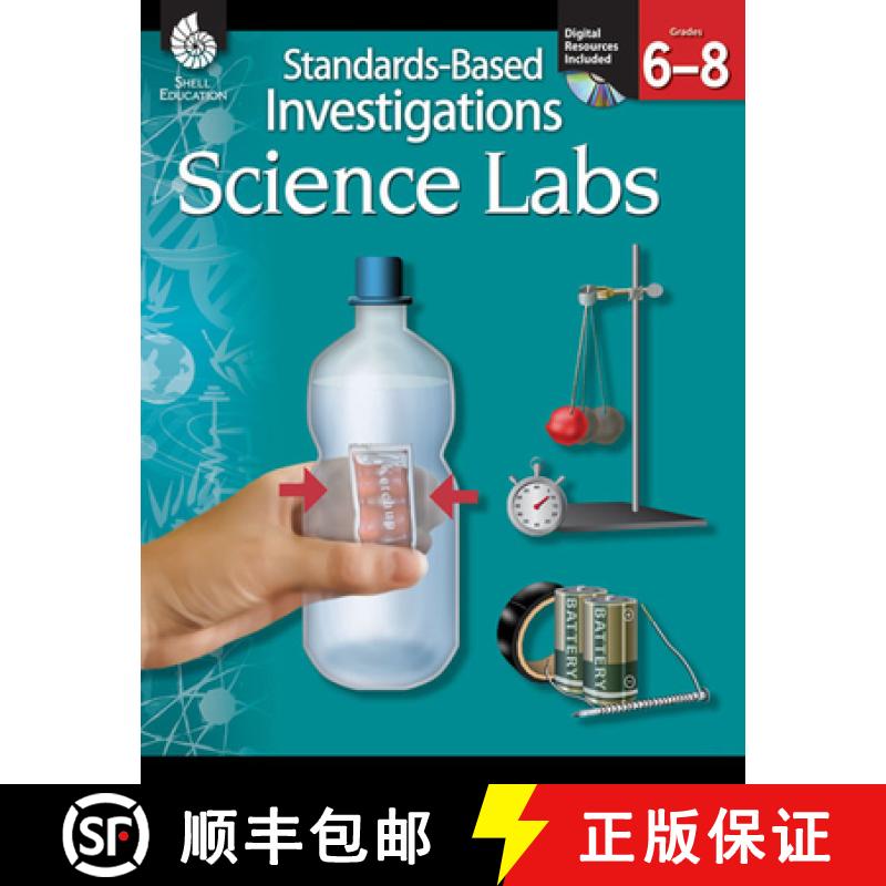 【3-4周达】Standards-Based Investigations: Science Labs Grades 6-8 (Grades 6-8): Science Labs [With CD] [9781425801656]