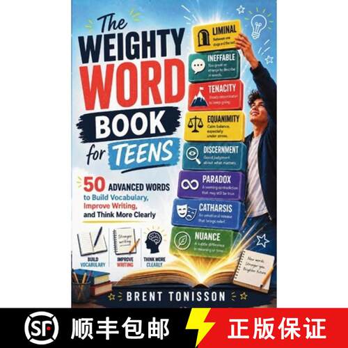 【3-4周达】The Weighty Word Book for Teens : 50 Advanced Words to Build Vocabulary, Improve Writing, ... [9781806479108]