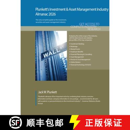 预订 Plunkett's Investment & Securities Industry Almanac 2026: Investment & Asset Management Industry... [9781647880989]
