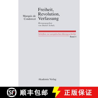 【3-4周达】精装 Freiheit, Revolution, Verfassung. Kleine politische Schriften：Herausgegeben von Dani... [9783050044613]