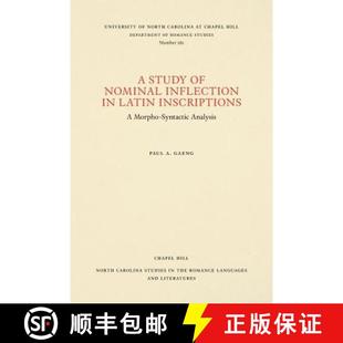预订 A Study of Nominal Inflection in Latin Inscriptions: A Morpho-Syntactic Analysis [9780807891827]