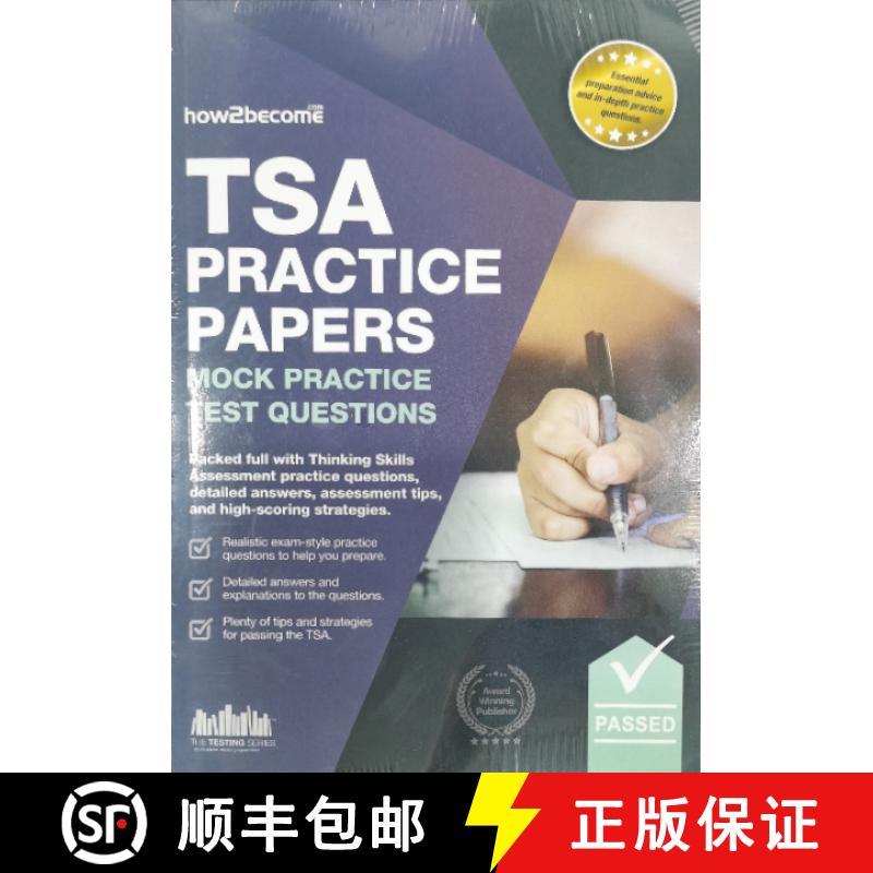 【2-3周达】TSA PRACTICE PAPERS: 100s of Mock Practice Test Questions: Pass the Thinking Skills Assess... [9781912370443]
