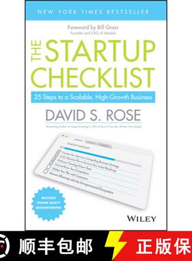 【3-4周达】The Startup Checklist: 25 Steps To A Scalable, High-Growth Business [Wiley经管] [9781119163794]