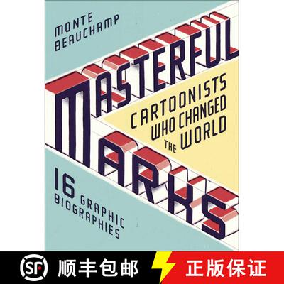 【3-4周达】精装 Masterful Marks: Cartoonists Who Changed the World [9781451649192]
