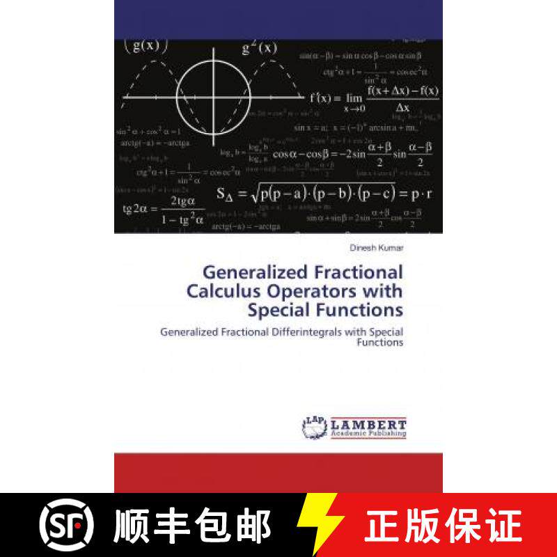 预订 Generalized Fractional Calculus Operators with Special Functions [9786133992047]
