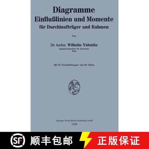 【3-4周达】Diagramme Einflusslinien Und Momente Fur Durchlauftrager Und Rahmen [9783662242667]