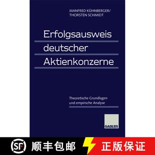 【3-4周达】Erfolgsausweis deutscher Aktienkonzerne : Theoretische Grundlagen und empirische Analyse [9783409182089]