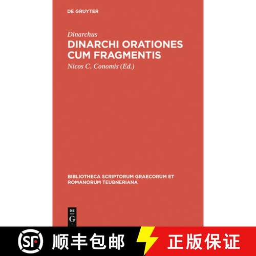预订 Dinarchi Orationes Cum Fragmentis [9783110287196]