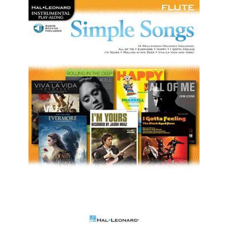 预订 simple songs - flute: instrumental p. [9781540004468]