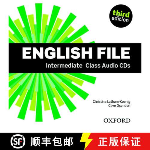 现货 English File, 3rd Edition Intermediate: Class Audio CD (5) [9780194597197]