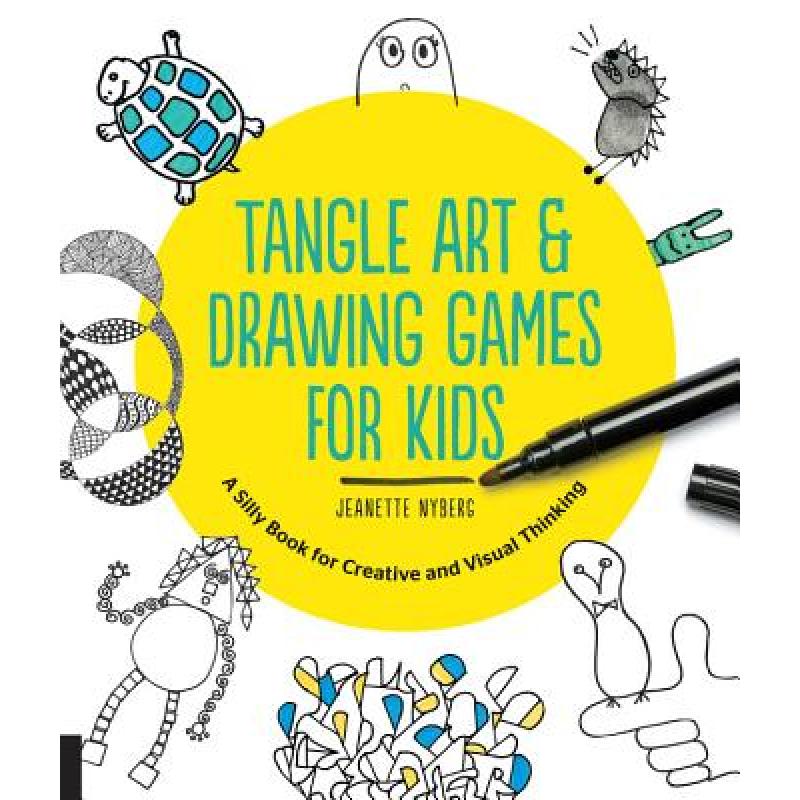 【4周达】Tangle Art and Drawing Games for Kids: A Silly Book for Creative and Visual Thinking [9781631591266]使用感如何?