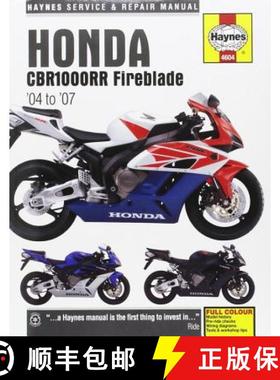 【3-4周达】Honda Cbr1000rr Fireblade, '04-'07 [9781785212970]