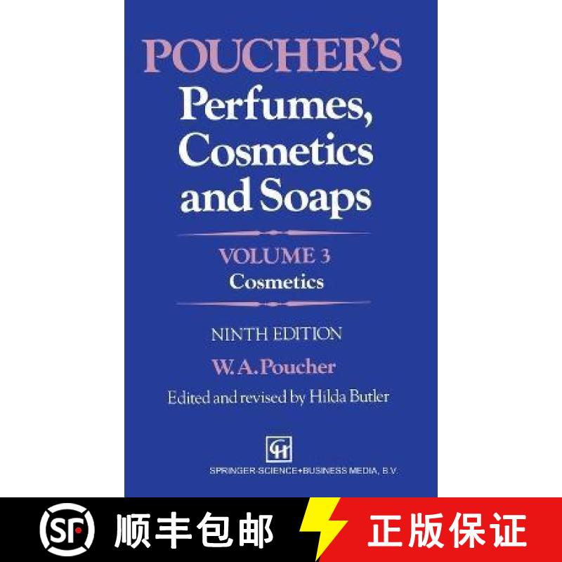 【3-4周达】Poucher's Perfumes, Cosmetics and Soaps : Volume 3: Cosmetics [9780412273605]