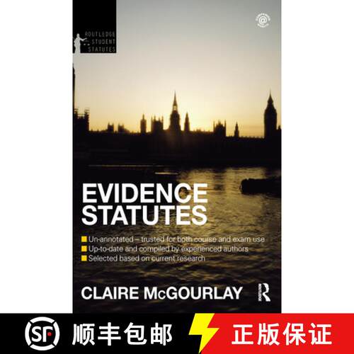 【3-4周达】Evidence Statutes 2012-2013 [9780415633871]