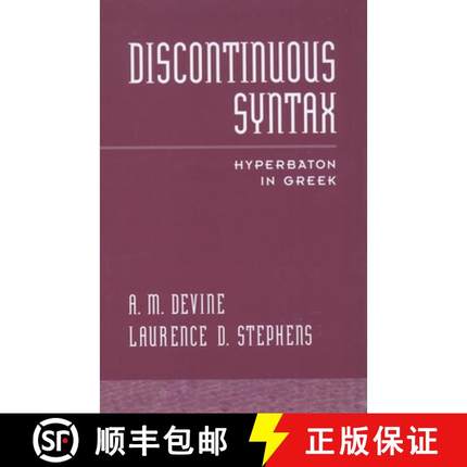 【3-4周达】Discontinuous Syntax: Hyperbaton in Greek [9780195132700]