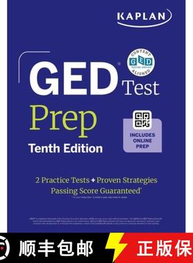 【3-4周达】GED Test Prep, Tenth Edition (2026): Includes a Diagnostic Pretest, 2 Full Length Practice... [9781506298757]