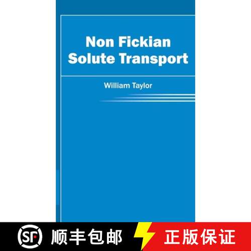 【3-4周达】精装 Non Fickian Solute Transport [9781632403872]