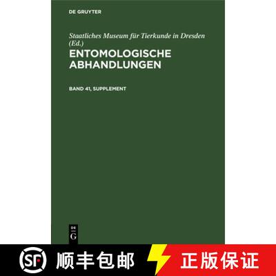 【3-4周达】Entomologische Abhandlungen. Band 41, Supplement [9783112546154]