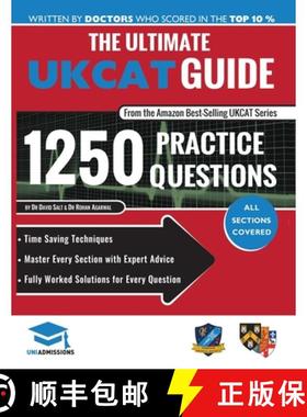 【3-4周达】Ultimate UKCAT Guide: 1250 Practice Questions: Fully Worked Solutions, Time Saving Techniq... [9780993571121]