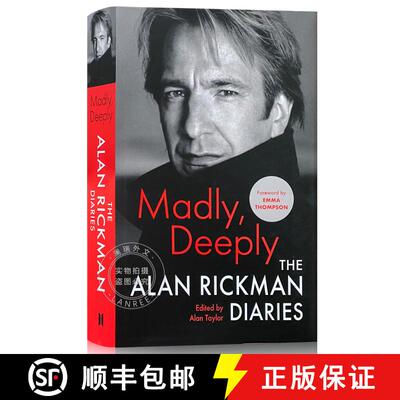 艾伦里克曼日记 精装 Madly, Deeply: The Alan Rickman Diaries [9781838854799]