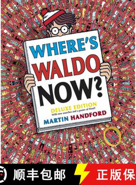 【3-4周达】Where's Waldo Now?: Deluxe Edition with New Searches and a Poster of Woof! (a Hidden Objec... [9780763645267]