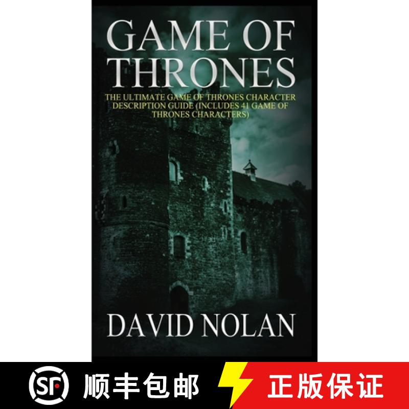 【3-4周达】Game of Thrones: The Ultimate Game of Thrones Character Description Guide (Includes 41 Gam... [9781952964091]