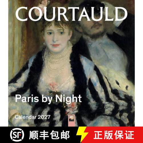 【3-4周达】The Courtauld: Paris by Night Wall Calendar 2027 (Art Calendar) [9781806940967]