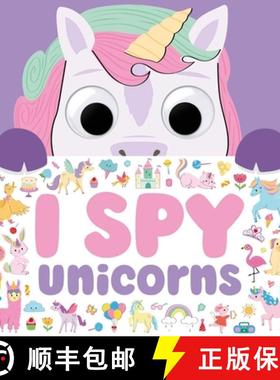 预订 I Spy Unicorns: Spot Tons of Hidden Objects with Wobbly Eyes on Each Page [9781839036989]