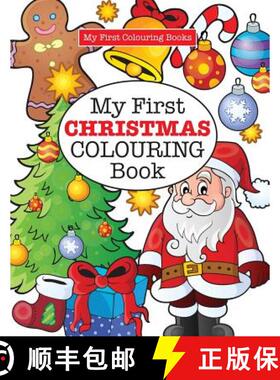 【3-4周达】My First CHRISTMAS Colouring Book ( Crazy Colouring For Kids) [9781785951459]