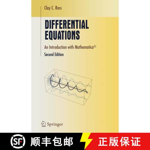 【3-4周达】精装 Differential Equations: An Introduction with Mathematica (R) (Second Edition 2004) [9780387212845]