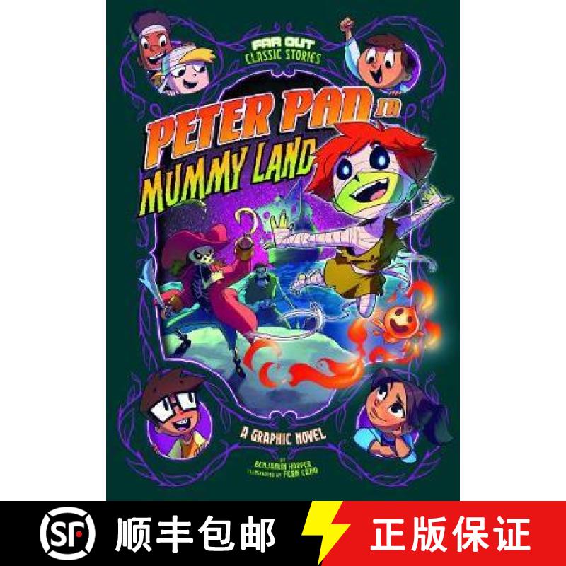 【2-3周达】Peter Pan in Mummy Land: A Graphic Novel [9781474794466]