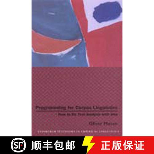 【3-4周达】Programming for Corpus Linguistics: How to Do Text Analysis with Java [9780748614073]