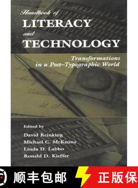 【3-4周达】Handbook of Literacy and Technology: Transformations in a Post-Typographic World [9780805826425]