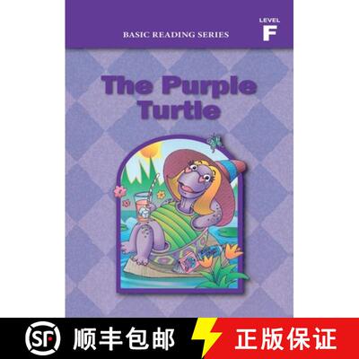 【3-4周达】Basic Reading Series, Level F Reader, The Purple Turtle: Classic Phonics Program for Begin... [9781937547165]