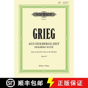 Suite Old Holberg Piano 9790014009625 for 4周达 Op. Style the Sheet