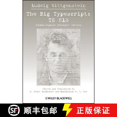 【3-4周达】Big Typescript - Ts 213 German English Scholars' Edition [Wiley哲学] [9781405106993]
