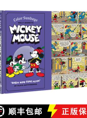 【3-4周达】Walt Disney's Mickey Mouse Color Sundays Robin Hood Rides Again: Volume 2 [9781606996867]