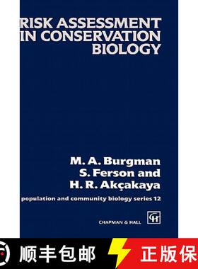 【3-4周达】精装 Risk Assessment in Conservation Biology [9780412350306]