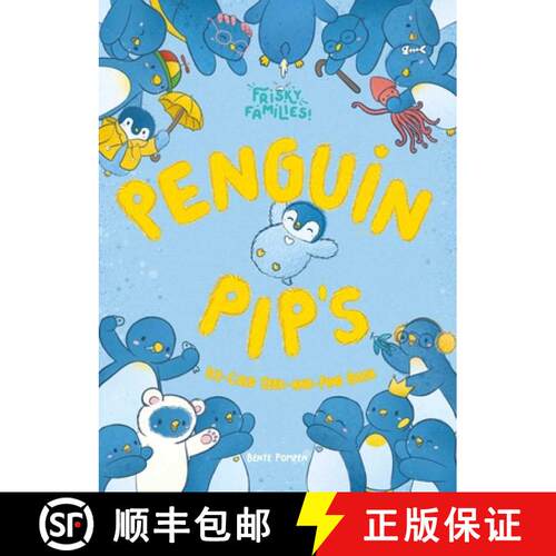 【3-4周达】精装 Frisky Families! Penguin Pip's Ice Cold Seek-And-Find Book [9798890630889]