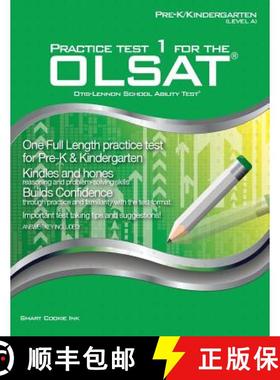 预订 Practice Test 1 for the OLSAT - PRE-K / KINDERGARTEN (Level A): OLSAT - Pre-K, Kindergarten [9781939777164]