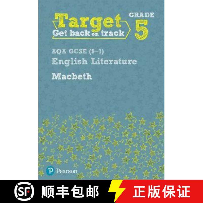 【3-4周达】Target Grade 5 Macbeth AQA GCSE (9-1) Eng Lit Workbook [9781292230085]