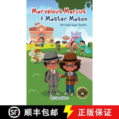 【3-4周达】Marvelous Marcus and Master Mason: 6th Grade Super Sleuths [9781963737301]