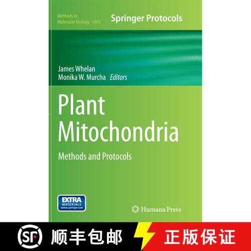 【3-4周达】Plant Mitochondria: Methods and Protocols (Softcover reprint of the original 1st ed. 2015) [9781493949069]