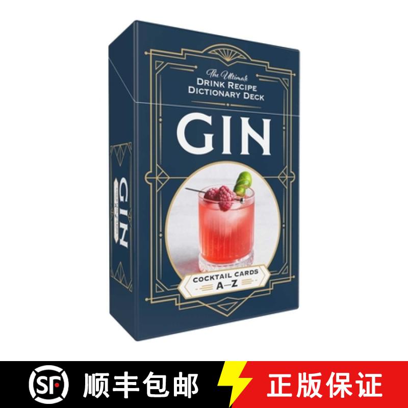 【3-4周达】Gin Cocktail Cards A-Z : The Ultimate Drink Recipe Dictionary Deck [9781507222935]