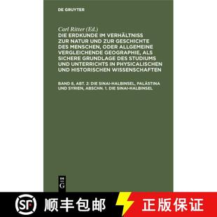 Syrien Sinai 9783111298375 Abschn. Und Palästina Halbinsel Die 预订