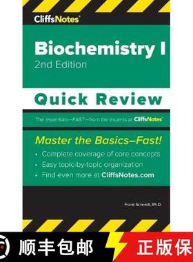 预订 CliffsNotes Biochemistry I: Quick Review [9781957671260]