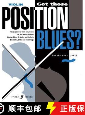 【3-4周达】Got Those Position Blues?: 9 Jazzy pieces for violin and piano in 2nd, 3rd and 4th positions [9780571515349]