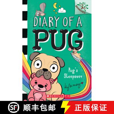 【3-4周达】Pug's Sleepover: A Branches Book (Diary of a Pug #6) [9781338713473]