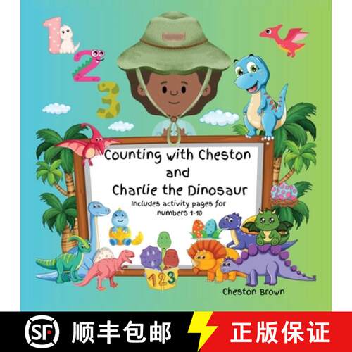 【3-4周达】Counting with Cheston and Charlie the Dinosaur [9781088224304]